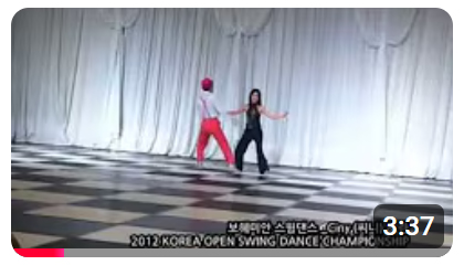 2012 코리아 오픈 스윙댄스 챔피언십